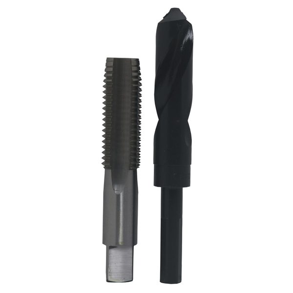 Drill America 1"-8 HSS Plug Tap and 7/8" HSS 1/2" Shank Drill Bit POU1-8